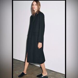 🔥 Only Two Days Left 🔥 Zara Oversized Tailored Black Coat NWT